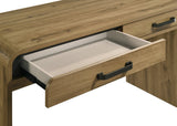 Nyomi Light Brown Writing Desk - Crown Mark | Olivia Furniture