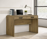 Nyomi Light Brown Writing Desk - Crown Mark | Olivia Furniture