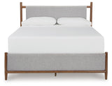Lyncott King Upholstered Bed, Dresser and Mirror