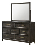 Ethel Dark Brown Bedroom Set