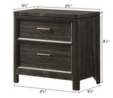Ethel Dark Brown Bedroom Set