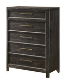 Ethel Dark Brown Bedroom Set