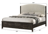 Ethel Dark Brown Bedroom Set