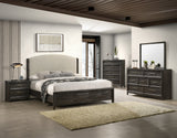 Ethel Dark Brown Dresser Top (Mirror Only) - Crown Mark | Olivia Furniture