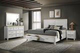 Aston White Storage Bedroom Set