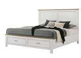 Aston White Storage Bedroom Set