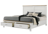 Aston White Storage Bedroom Set