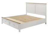 Aston White Storage Bedroom Set