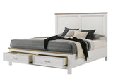 Aston White Storage Bedroom Set