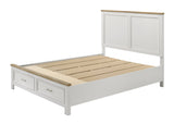 Aston White Storage Bedroom Set