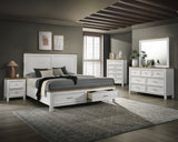 Aston White Storage Bedroom Set