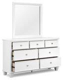 Fortman King Panel Bed, Dresser, Mirror, Chest and Nightstand