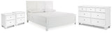 Fortman King Panel Bed, Dresser and 2 Nightstands