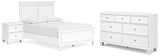 Fortman Full Panel Bed, Dresser and Nightstand