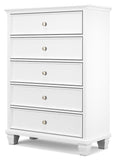 Fortman King Panel Bed, Dresser, Mirror, Chest and 2 Nightstands