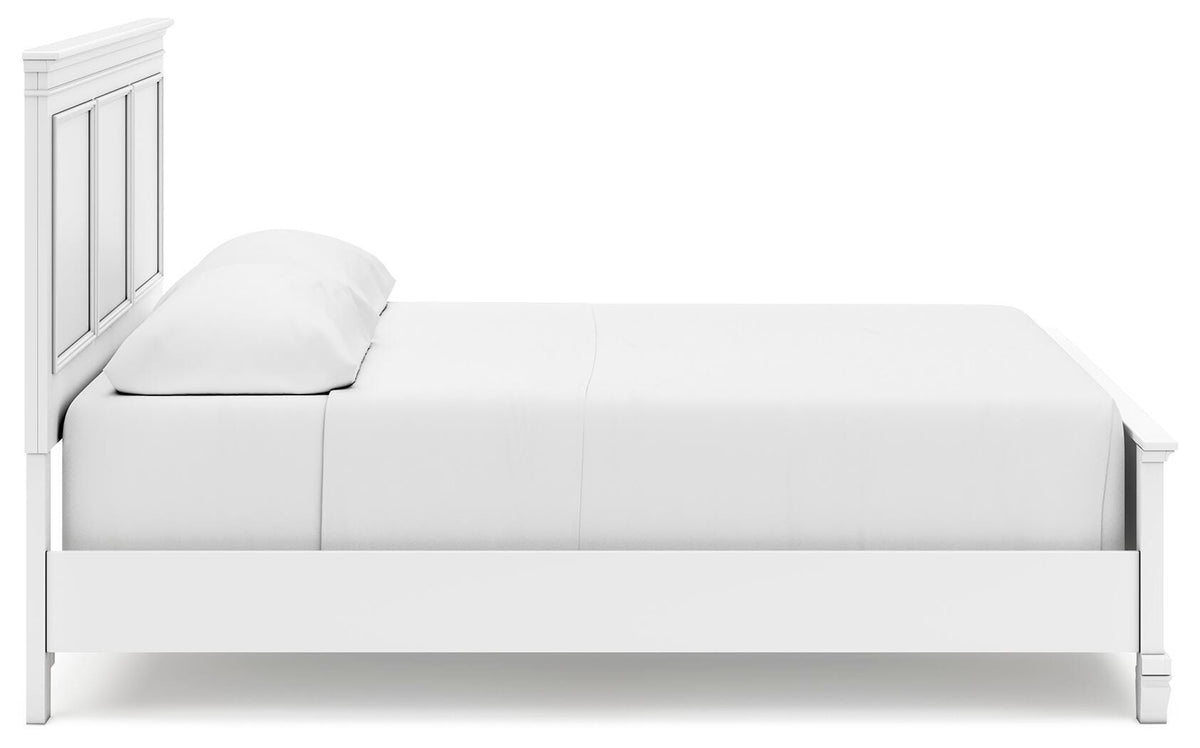Fortman California King Panel Bed, Dresser and Mirror