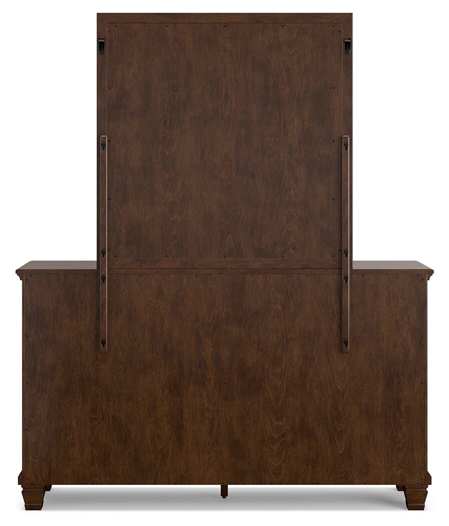 Danabrin King Panel Bed, Dresser and Mirror