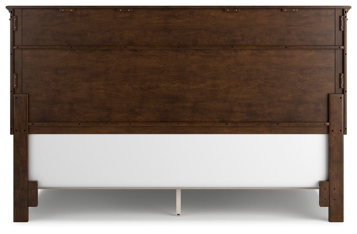 Danabrin California King Panel Bed, Dresser and Mirror
