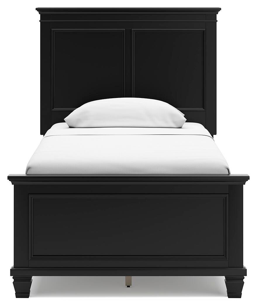 Lanolee Twin Panel Bed, Dresser and Mirror