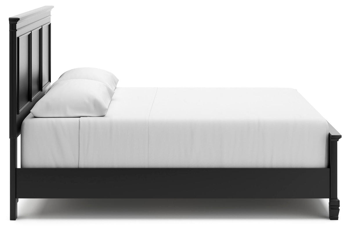 Lanolee King Panel Bed, Dresser, Mirror, Chest and 2 Nightstands