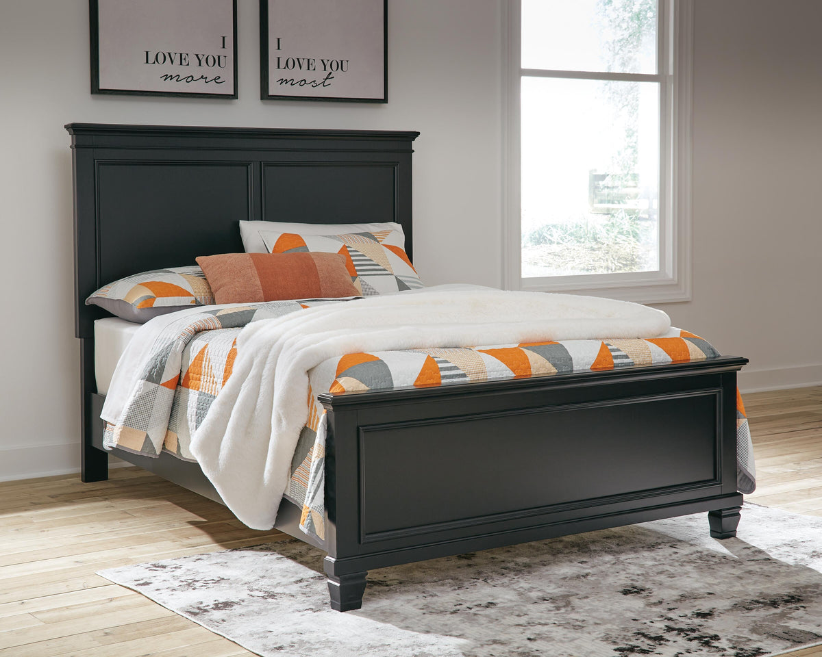 Lanolee Full Panel Bed and Chest