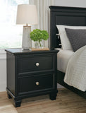 Lanolee King Panel Bed, Dresser, Mirror, Chest and 2 Nightstands