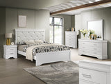 Amalia White Bedroom Mirror (Mirror Only) - Crown Mark | Olivia Furniture