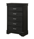 Amalia Black Panel Youth Bedroom Set