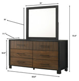 Nemy Brown Bedroom Set