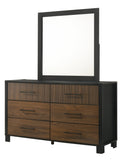 Nemy Brown Dresser Top (Mirror Only) - Crown Mark | Olivia Furniture