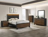Nemy Brown Dresser Top (Mirror Only) - Crown Mark | Olivia Furniture