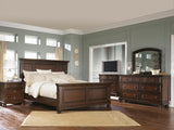 Porter Queen Panel Bed, Dresser and Mirror
