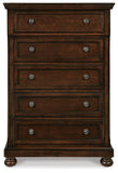 Porter California King Panel Bed, Dresser, Mirror and Chest