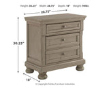 Lettner King Panel Bed, Chest and 2 Nightstands