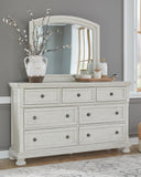 Robbinsdale Queen Panel Bed, Dresser and Mirror