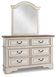 Realyn Full Panel Bed, Dresser, Mirror, Chest and Nightstand