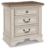 Realyn California King Panel Bed, Dresser, Mirror and Nightstand
