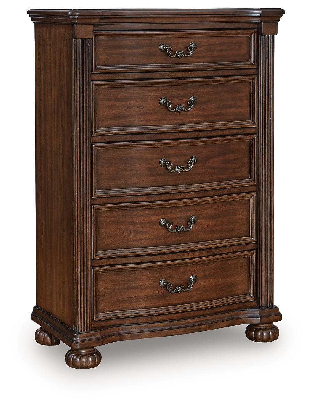 Lavinton Queen Poster Bed, Dresser, Mirror, Chest and 2 Nightstands