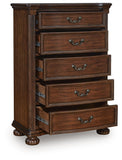 Lavinton Queen Poster Bed, Chest and Nightstand