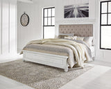 Kanwyn Queen Bed with Mirrored Dresser