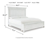 Kanwyn Queen Panel Bed with Storage Bench
