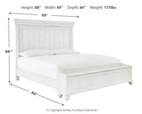 Kanwyn Queen Panel Storage Bed, Dresser, Mirror and Nightstand