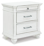 Kanwyn Queen Panel Storage Bed, Dresser, Mirror and Nightstand