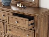 Feddinger Queen Panel Bed, Dresser and Mirror