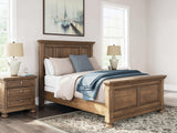 Feddinger Queen Panel Bed, Dresser, Mirror, Chest and 2 Nightstands