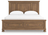 Feddinger California King Panel Storage Bed, Dresser and Nightstand