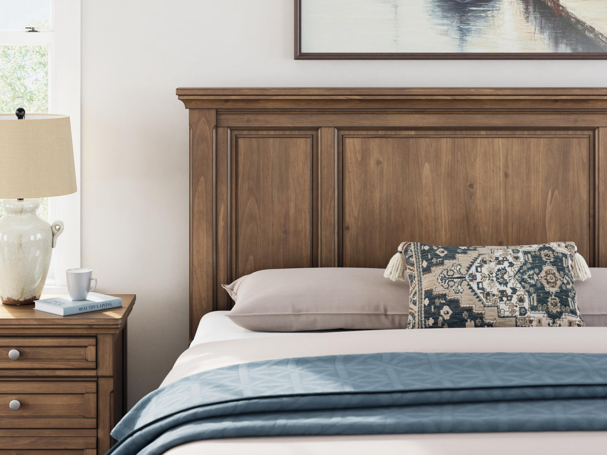 Feddinger King Panel Storage Bed, Dresser, Mirror, Chest and Nightstand