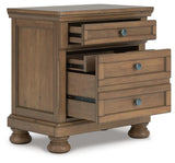 Feddinger California King Panel Storage Bed, Dresser and Nightstand