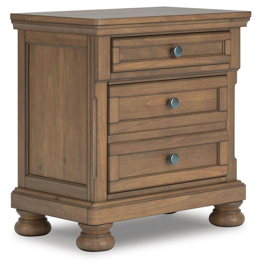 Feddinger Queen Panel Bed, Dresser, Mirror, Chest and 2 Nightstands