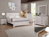 Leighton Cream/Brown Bedroom Mirror (Mirror Only) - Crown Mark | Olivia Furniture